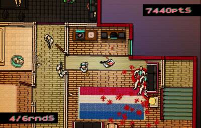 Hotline Miami v2.0 - v1.2 / Горячая Линия v2.0 - v1.2 +OST [EN]